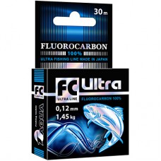 Леска AQUA FC Ultra Fluorocarbon 100% 30m 0,12mm 