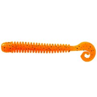 Мягкая приманка LureMax Cheeky Worm 3.5"/8,4см LSCW35-008 Fire Carrot