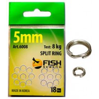 Заводные кольца Season-Fish 6008-045F 4,5мм 5кг (20шт) 