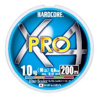 Шнур плетен. Duel PE Hardcore X4 Pro 200m 5Color №0.6 (0.13mm) 5.4kg