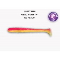 Мягкая приманка Crazy Fish VIBRO WORM Floating 8.5cm 13D
