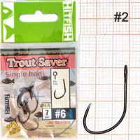 Крючок HITFISH Trout Saver Single Hook (без бородки) №2