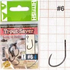 Крючок HITFISH Trout Saver Single Hook (без бородки) №6