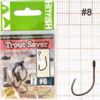 Крючок HITFISH Trout Saver Single Hook (без бородки) №8