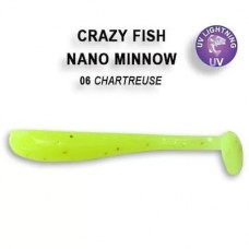 Мягкая приманка Crazy Fish NANO MINNOW 3.5" 54-90-6-6 9см (5 шт)