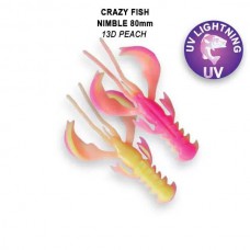 Мягкая приманка Crazy Fish Nimble 8cm 13D-6
