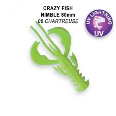 Мягкая приманка Crazy Fish Nimble 8cm 6-6