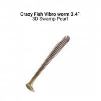 Мягкая приманка Crazy Fish VIBRO WORM Floating 8.5cm 3D