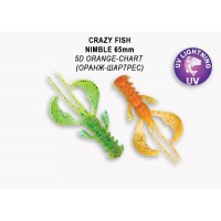 Мягкая приманка Crazy Fish Nimble 6,5cm 5D-6