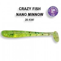 Мягкая приманка Crazy Fish NANO MINNOW 1,6" 4,0cm 6-40-20-6 
