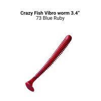 Мягкая приманка Crazy Fish VIBRO WORM Floating 8.5cm 73